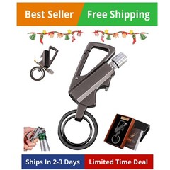 Permanent Match Infinity Lighter, 3-In-1 Keychain Bottle Opener Igniter, Reusabl