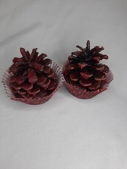5pk Pinecone Fire Starter Scented Wax Bonfire Fireplace Unique Valentines Gift
