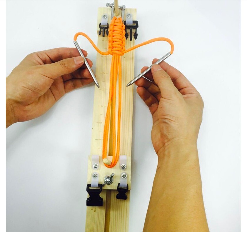 Emergency Survival Paracord Bracelet Wristband Making DIY Knitting Jig Tool Set