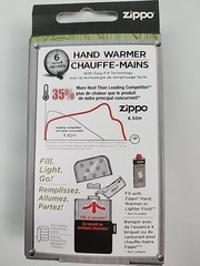 ZIPPO HAND WARMER 6 HOURS REFILLABLE REUSEABLE EASY FILL CHROME DELUXE POUCH