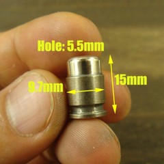 Brass “Bullet” knife Lanyard Bead Paracord beads crafted for EDC gear XLH049
