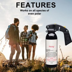 Feloiy Bear Repellent Spray – Safe Distance, Most Effective Protection