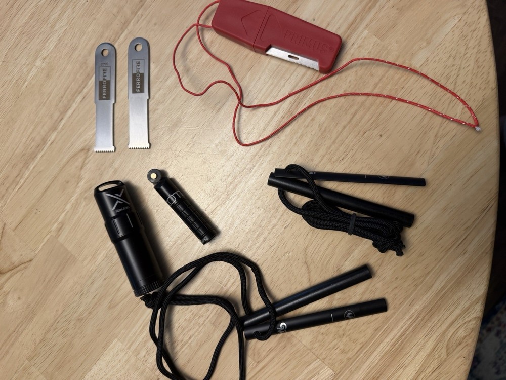 Ferrocerium Rods & Strikers, Exotac Lighter & Exotac Nano Striker. Free Ship