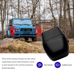4 PCS Deer Whistles for Car, Deer Warning Device with Adhesive Tapes to Avoid