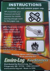 NEW Environment Friendly Firestarters 2 PACK (48 firestarters) for Fireplace …