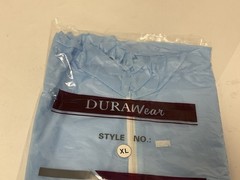 DuraWear Overalls DISPOSABLE Cloth size XL % 100 Polypropelene Breathable Blue