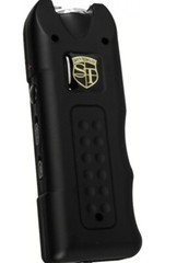 POLICE GREEN Rechargeable LED Stun Gun + Case PERSONAL ALARM WOMEN Self Defense