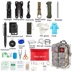 Survival First Aid Kit Molle Outdoor Emergency Trauma Bag Camping Hiking Ifak