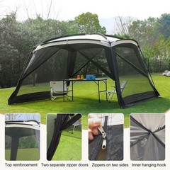 Screen House Room 11 x 11 ft Mesh Net Tent Portable Canopy Gazebo