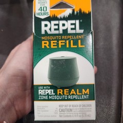 Repel Mosquito Repellent Device Set w/ 3 Extra Refills Flameles Realm Zone NIB