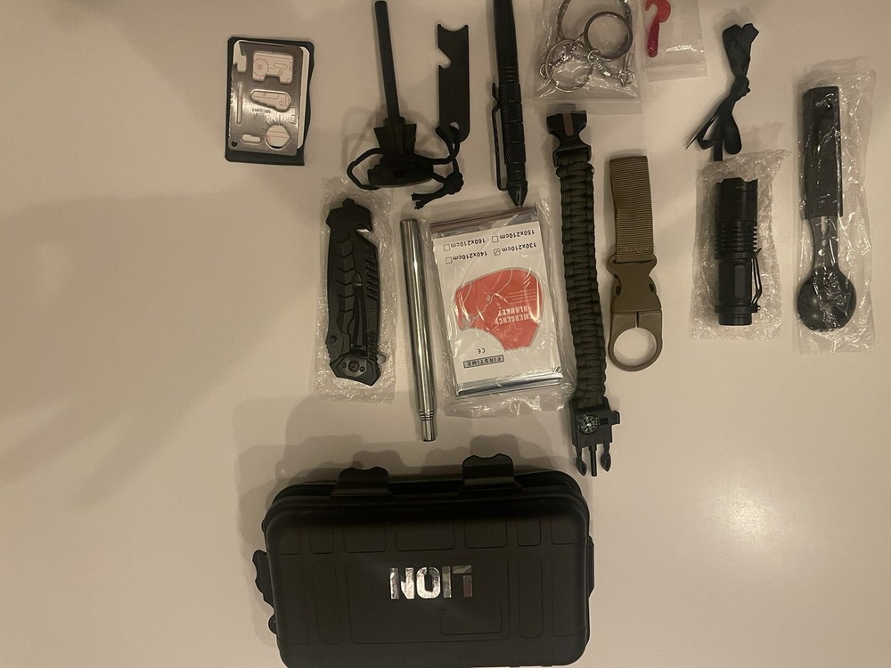 Survival Kit In Waterproof Hard Case