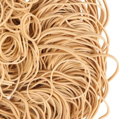 Rubber Bands Assorted Sizes 0.5lb Beige Elastic Bands for Office Home School Use