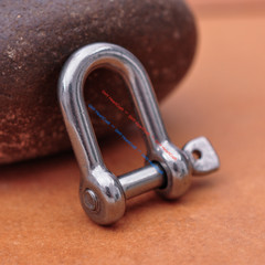 5X Solid 304 Stainless Steel U Style Shackle Buckle Clasp For Paracord Bracelet