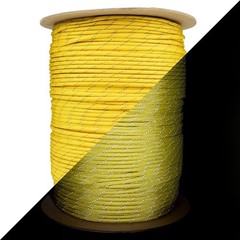 (2ct) Paracord Planet Reflective 550lb Paracord–7 Strand Type III–Yellow, 250 ft