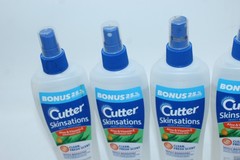 QTY:12 Cutter Skinsations Insect Repellent w/Aloe & Vitamin E 7.5 Oz Clean Fresh