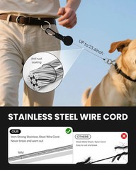 3 Pcs Paracord Lanyard Set with Retractable Keychain – Long & Short Heavy Duty L