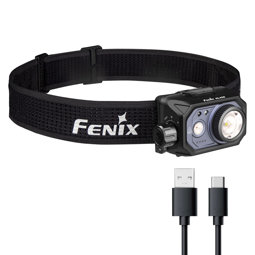Fenix HL45R 1000 Lumen Zoomable Rechargeable Dual Fuel AAA Compatible Headlamp