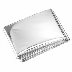 Primacare HB-10 10-Pack Emergency Mylar Blankets 84″ x 52″ Silver Waterproof