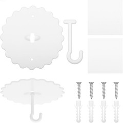 Durable Ceiling Mosquito Net Hooks – Easy Install & Versatile