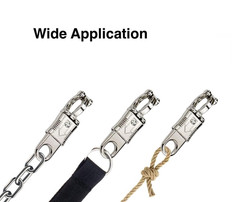 10 Pack Panic Snap, Quick Release Metal Snap for Paracord, Motorcycle Whip, Get