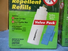 Lot of 5 Cartridges 15 Mats THERMACELL MOSQUITO REPELLENT 12 HOUR REFILL KIT