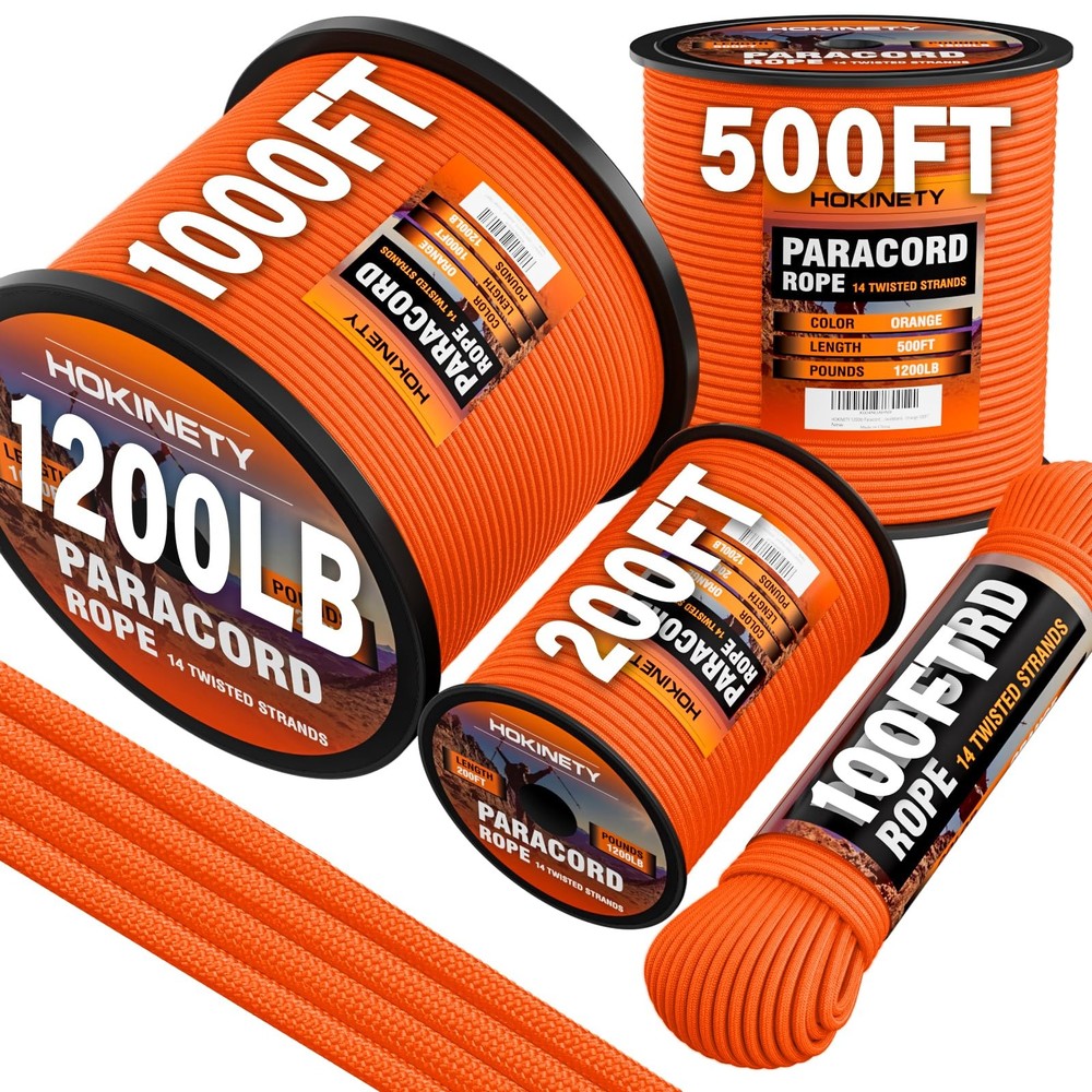 1200 Paracord Rope – 4.4mm 14 Strand Nylon Parachute Spool para Cord Lanyard …