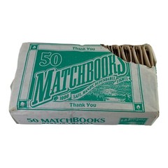 D.D. Bean & Sons Thank You 50 Matchbooks Unopened , Extra Used Box