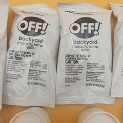 OFF! Backyard Mosquito Lamp Refills 4-Candles and 4-Diffusers New Sealed Package