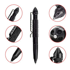 Tactical Self-Defense Pen EDC Glass Breaker Tungsten Survival Military