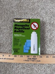 ThermaCELL Mosquito Repellent Refills Butane Cartridge & 3 Mats T20