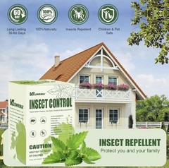 8 Pack Natural Insect Repellent Pouches Peppermint Oil Ant Spider Roach