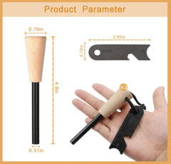 Fire Starter 20 bags Magnesium 99% Pure Ferro Rod For Camping Hiking Bushcraft