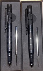 2 Pack Emergency Glass Breaker Survival Tactical Pen Aircraft Grade Aluminum