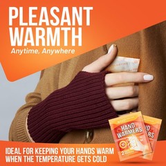 Hand Warmers 80 Count, Disposable Air Activated 10 Hour Heat, 80 White