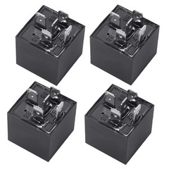 Qonsy 4 Pack 5 Pin Electrical Switch Relays For Automotive Car Truck Marine