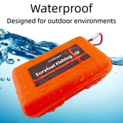 Pocket Survival Fishing Kit,Emergency Tackle Box,Camping&Hiking