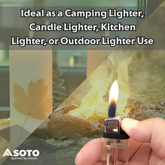 Pocket Torch – Refillable Lighters for Camping and Outdoor Use, Lighter Is Empty