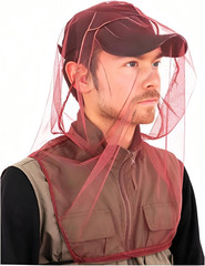 2 Packs Mosquito Head Net Mesh, Bug Net for Head Better Sealing Face Neck Mas…