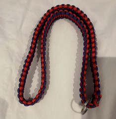 Red/purple Paracord lanyard