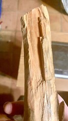 Solid Resin Core Exceptional Hot Lasting Fatwood Log 14.4 oz Sticky All Natural