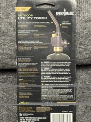 BERNZOMATIC OUTDOOR UTILITY TORCH FOR USE WITH PROPANE CANISTERS #WT2301C – NEW
