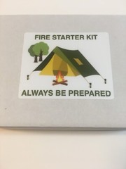 Fire Starter Kit Camping Hiking Backpacking Hunting Fishing Waterproof Matches