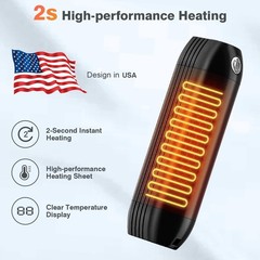 Hand Warmers Rechargeable 2 Pack, AI Smart Chip 20Hrs Long Safe Heat, 2s Fast…
