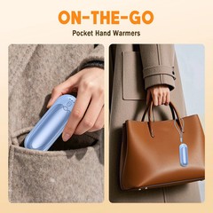 Rechargeable 12000mAh 2 Pack Dual-Sided Hand Warmers , Electric Hand Warmer