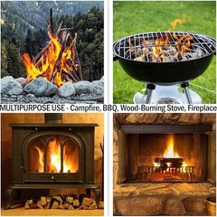 Natural Pine Fatwood Fire Starters Easy Light Campfire Indoor Outdoor Use