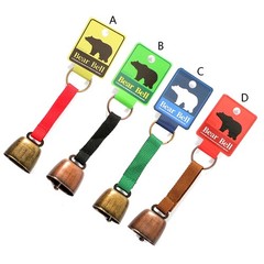 Outdoor Bear Bells Warning Bells Antique Iron Bells with Crisp Sound for Hiking