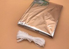 Emergency Shelter Blanket Reflective Tent 2 Person Camping Survival Bug Out Bag