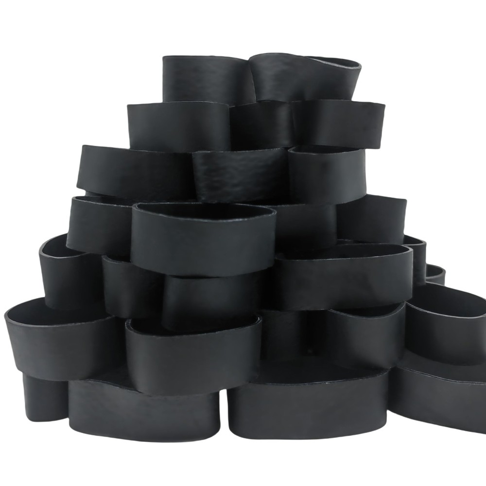 Thick Rubber Bands Heavy Duty – Black Wide Strong Elastic Industrial