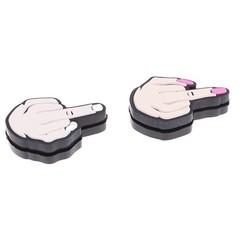 Middle Finger Tennis Racket Vibration Dampener Shock Absorbing Soft