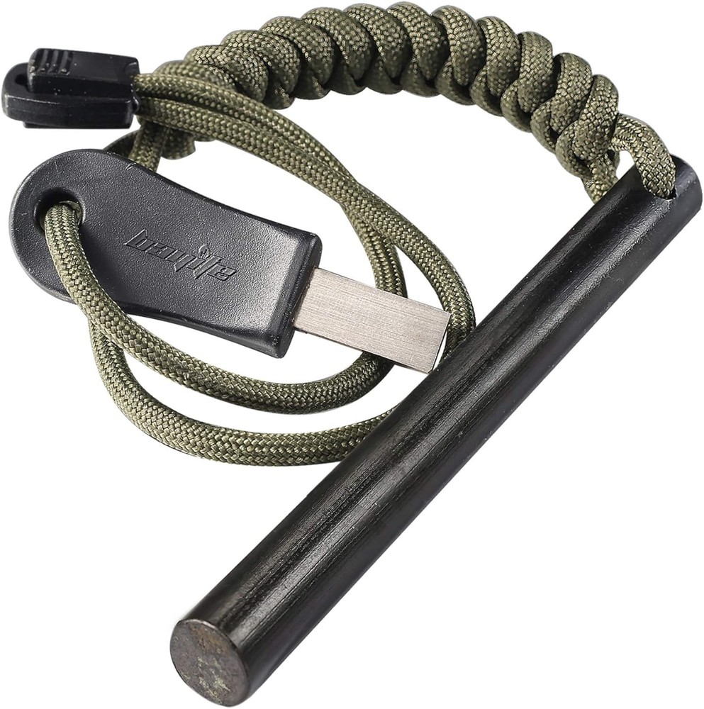 4-inch Survival-Grade Nickel-Iron Alloy Drill Flint Igniter